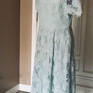 Mint lace dress size 10